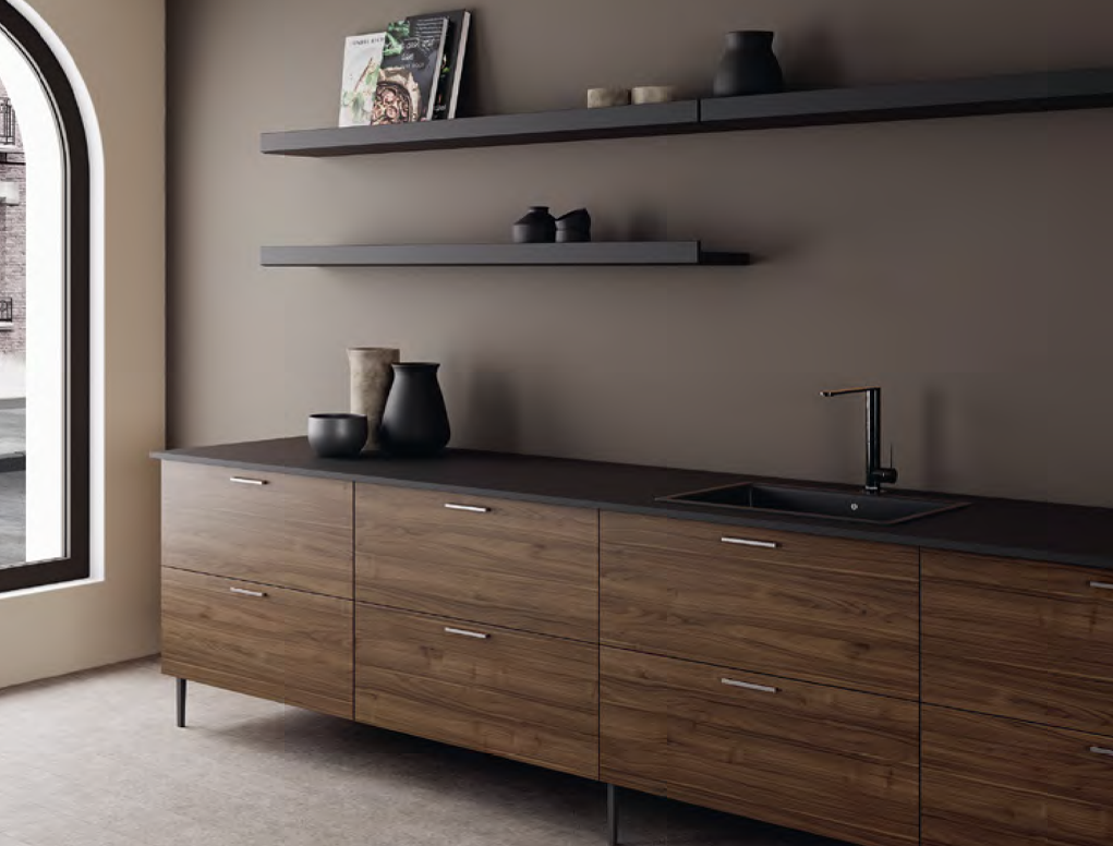 לוח 2800X2070X19 MDFממ אגוז אדמה D4822OV דו צדדי