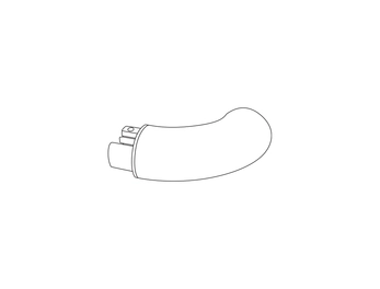 סיומת למאחז יד במעטפת פיויסי WALL RETURN גוון BARK