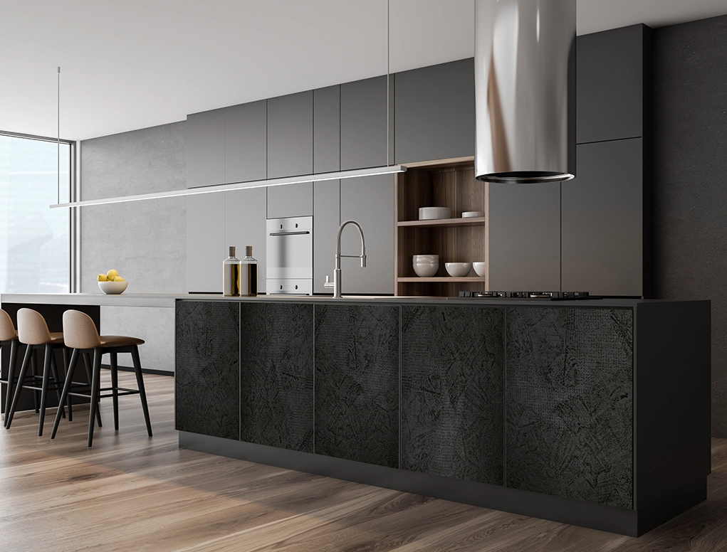 פורמייקה בגוון שחור