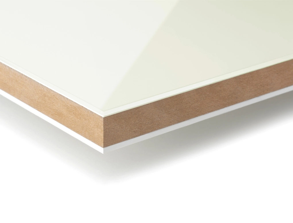 MDF בציפוי קריסטל פנינה