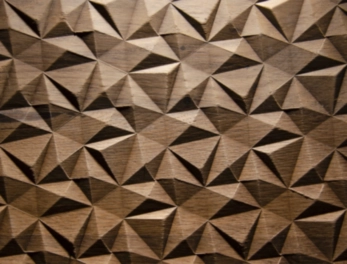 לוח בירץ הטבעה צורנית MODERN SMALL DIAMOND