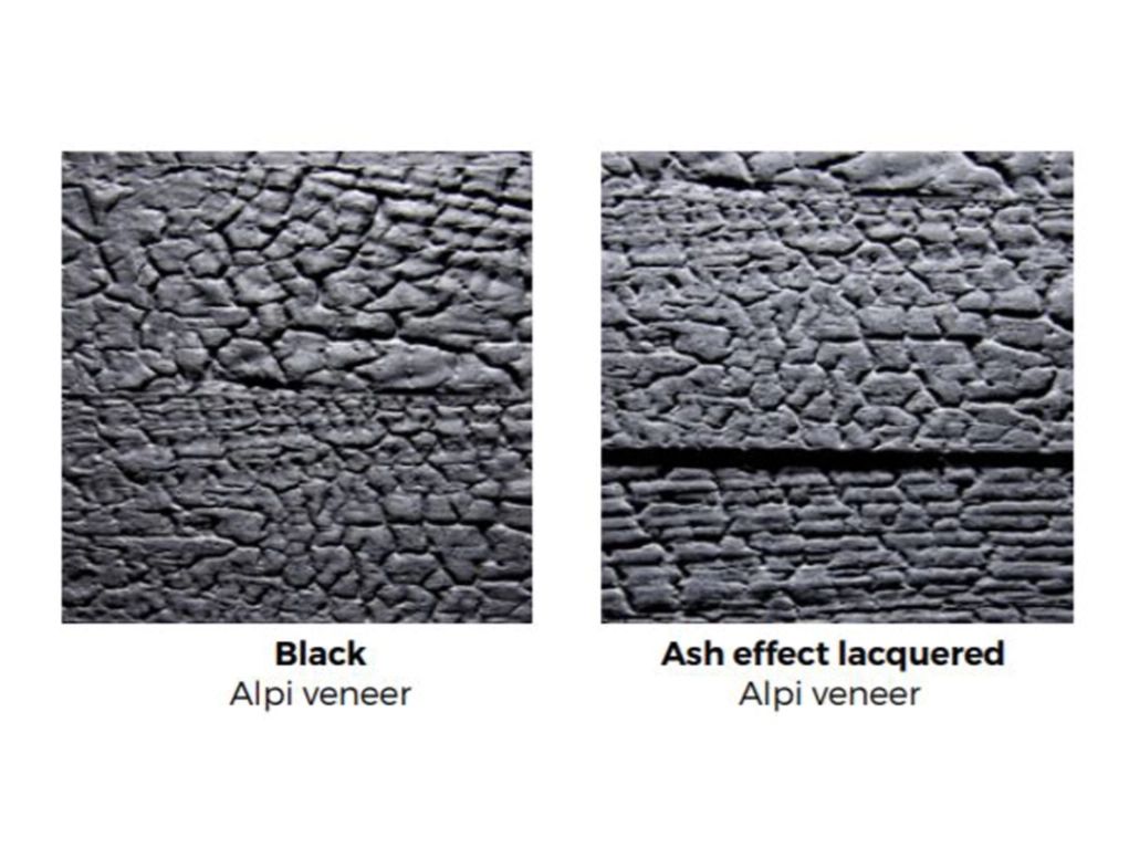 לוח MDF סיבית הטבעה צורנית AUTHENTIC FLAMED WOOD