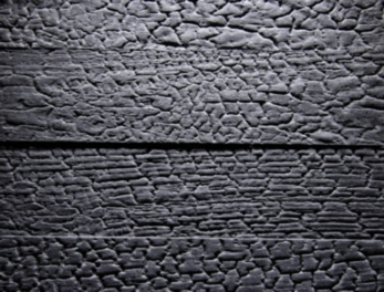 לוח MDF סיבית הטבעה צורנית AUTHENTIC FLAMED WOOD