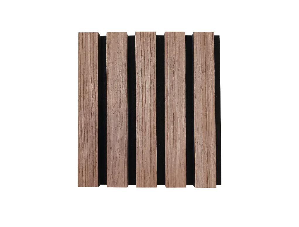 מארז 2 סרגלי עץ MDF אקוסטי אגוז אמריקאי 2900X410X21ממ