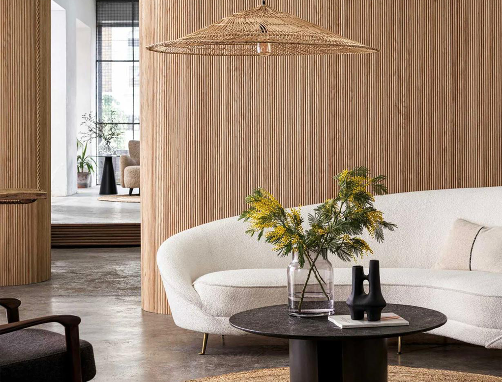 מארז 2 סרגלי עץ MDF גמיש במבוק עיגול קטן 2900X300ממ