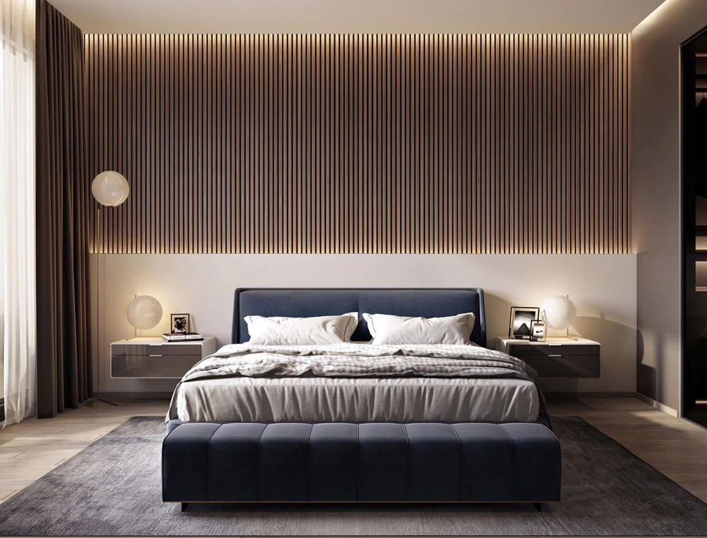 מארז 2 סרגלי עץ MDF אקוסטי אלון 2900X410X21ממ