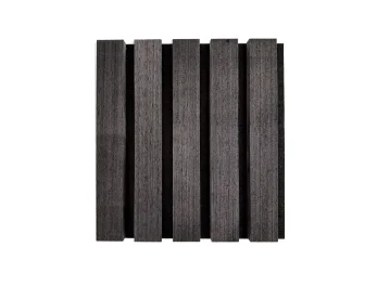 מארז 2 סרגלי עץ MDF אקוסטי שחור 2900X410X21ממ
