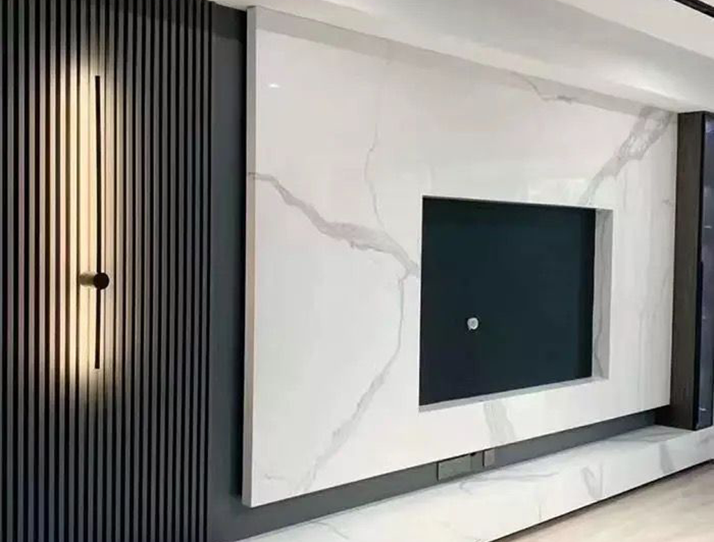 מארז 2 סרגלי עץ MDF אקוסטי שחור 2900X410X21ממ