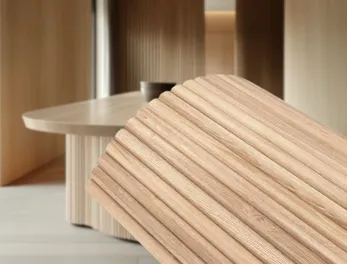 מארז 2 סרגלי עץ MDF גמיש במבוק עיגול גדול 2900X300ממ