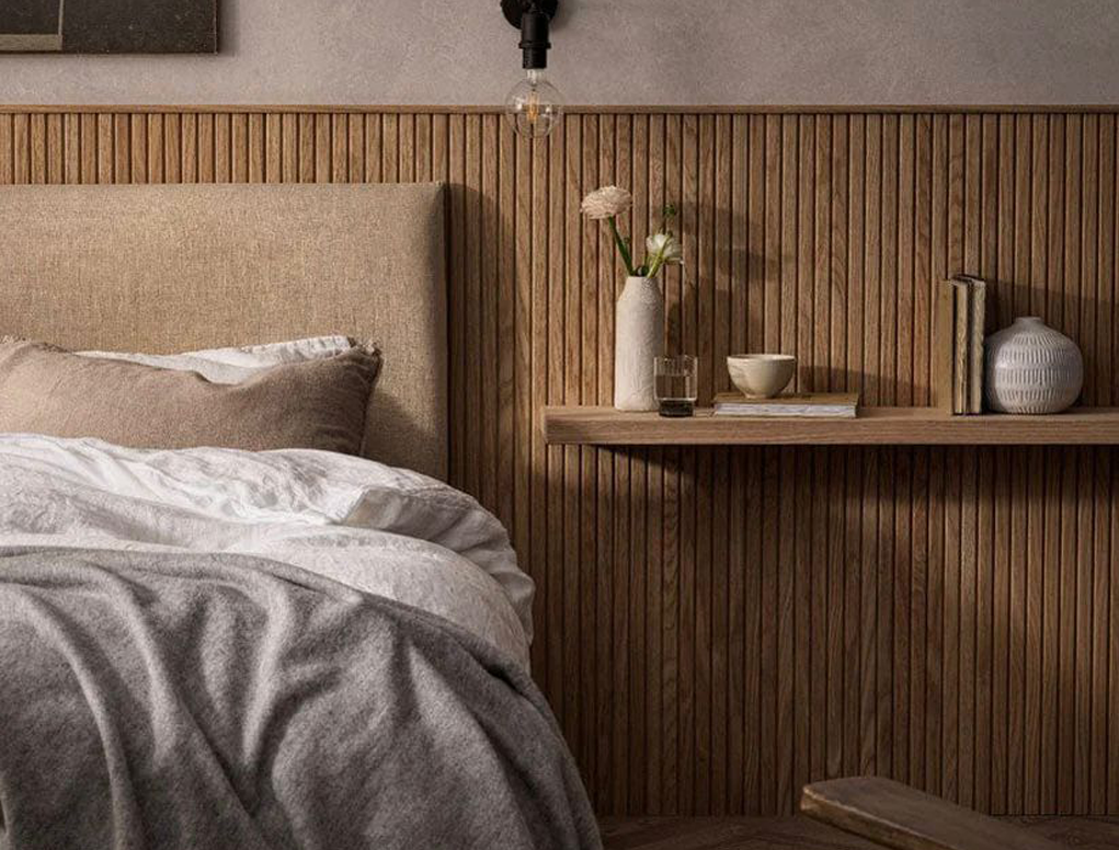 מארז 2 סרגלי עץ MDF גמיש אלון 2900X300 SLATממ