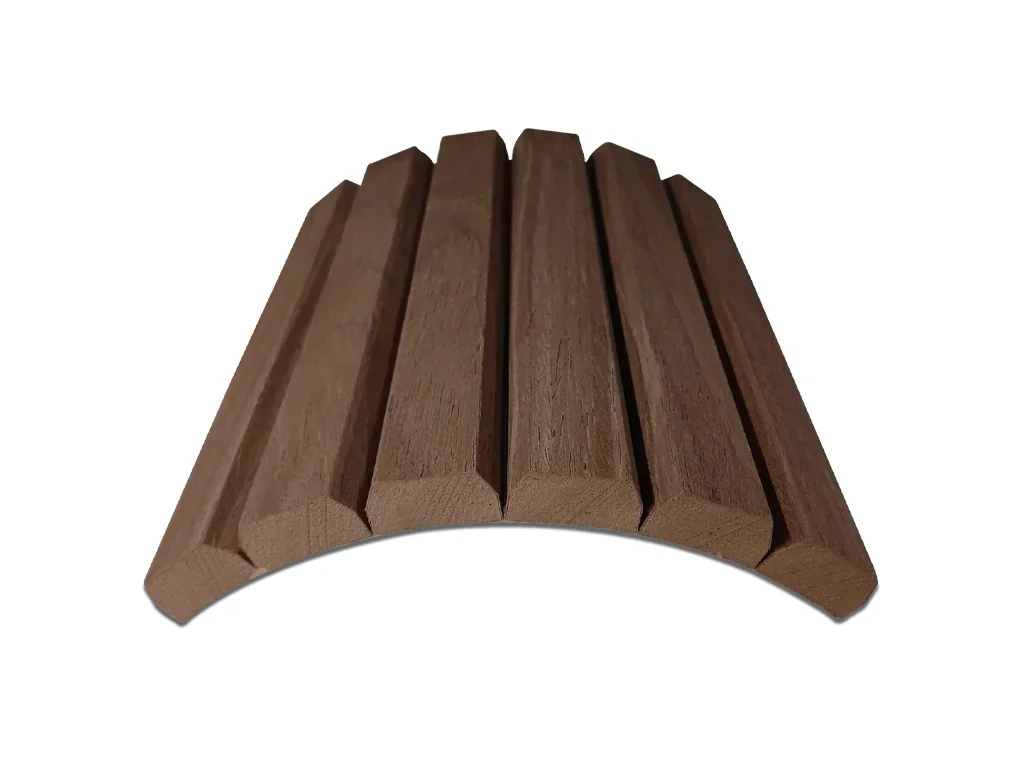 מארז 2 סרגלי עץ MDF גמיש אגוז 2900X300 SLATממ