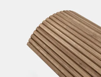 מארז 2 סרגלי עץ MDF גמיש אגוז 2900X300 SLATממ