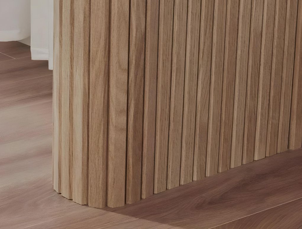מארז 2 סרגלי עץ MDF גמיש אלון 2900X300 SLATממ