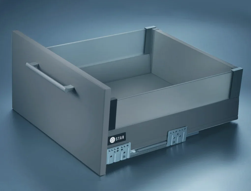 מגירה סטאר זכוכית ע50 גרפיט