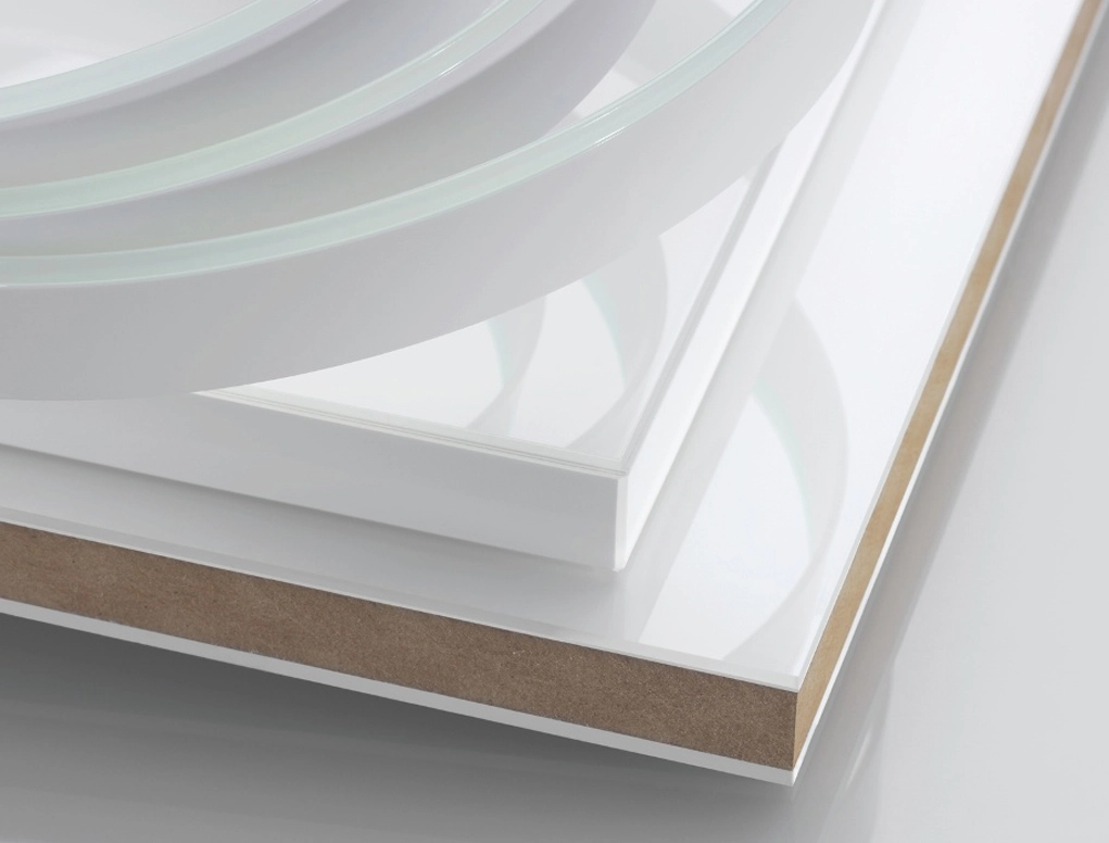 mdf לבן מבריק